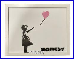 Banksy Graffiti Art Girl With Balloon Painting 12x15