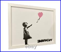 Banksy Graffiti Art Girl With Balloon Painting 12x15