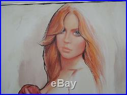 Barry LEIGHTON JONES Nude Female oil on canvas original painting Signed 36 x 30