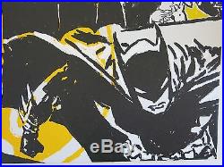 Batman 40x31.5 John Stango Original Abstract Art On Canvas Painting Superhero