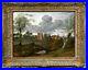 Beautiful-19th-Century-Castle-Landscape-oil-on-canvas-signed-painting-01-todt