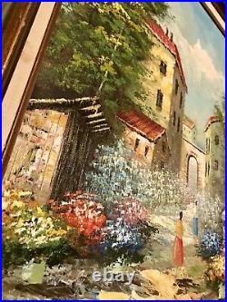 Beautiful Original Oil On Canvas Painting Signed H. Morley