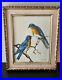 Beautiful-Vintage-Signed-Evans-Oil-on-Canvas-Blue-Birds-Of-Happiness-Painting-01-db