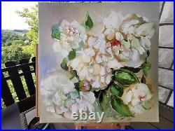 Beautiful peonies Original painting on canvas