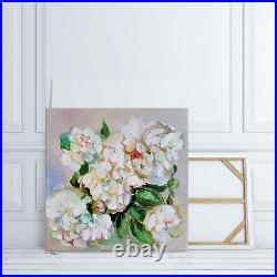 Beautiful peonies Original painting on canvas