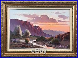 Beverly Carrick Original Oil On Canvas Painting 37 1/2 x 28 Very Expensive Art