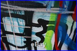 Big GRAFFITI Original Street Art Painting Canvas Modern Abstract Oil Words Spray