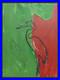 Bird-Drawing-Rutenberg-Original-Signed-Mixed-Media-Art-Painting-Canvas-9x12-037-01-rzp