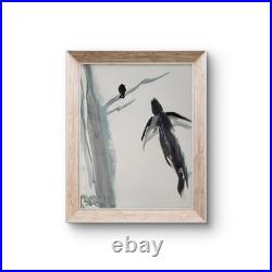 Bird's Flight Contemporary Expressionist Original Painting 11x14