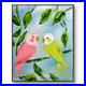 Birds-Couple-11x14-Canvas-Original-Artwork-Home-Decor-Fine-Art-Expressionist-01-drcd
