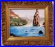 Boats-In-The-Bay-Original-Oil-Painting-Framed-MCP-Michael-C-Pitts-Landscape-01-fyvb