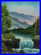 Bob-Ross-Mountain-Waterfall-Signed-Original-Painting-Contemporary-Art-01-agw