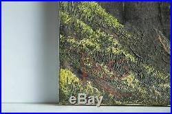Bob Ross Mountain Waterfall Signed Original Painting Contemporary Art