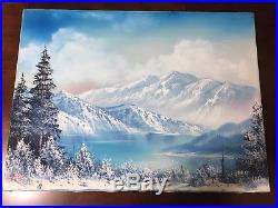 Bob Ross Original Painting oil on canvas with certificate of authenticity