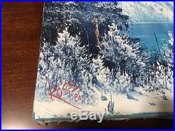Bob Ross Original Painting oil on canvas with certificate of authenticity