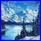 Bob-Ross-Style-Original-Oil-Painting-Blue-Majestic-on-48x48-inch-canvas-01-maad
