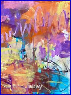Bold Raw Colorful Urban OOAK painting Contemporary Abstract Art on canvas byKat Bold Raw Colorful Urban OOAK painting Contemporary Abstract Art on canvas byKat