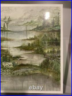 Bon Iver Self Titled Album Original Painting Art on Canvas (Portland Artist)