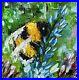 Bumblebee-Oil-Painting-On-Canvas-Honey-Bee-Original-Artwork-Ukraine-Signed-Art-01-lh