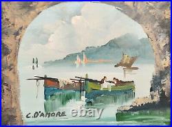 C. D'Amore Oil On Canvas Seascape FREE SHIPPING