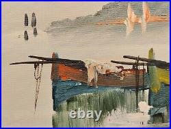 C. D'Amore Oil On Canvas Seascape FREE SHIPPING