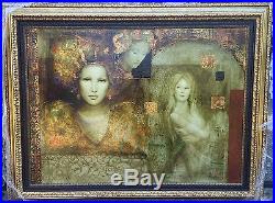 CSABA MARKUS MUSES art Original on canvas painting, framed. Appraisal $22,000