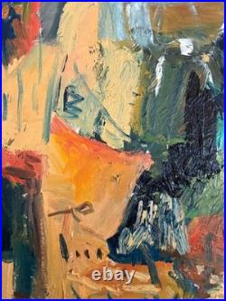 Cafe Terrace At Night Cubism Cityscape Oil Painting Abstract Art on Canvas 16x20