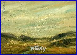 Cape Cod Dunes Morning Light 9x12 in. Original Oil on panel HALL GROAT II
