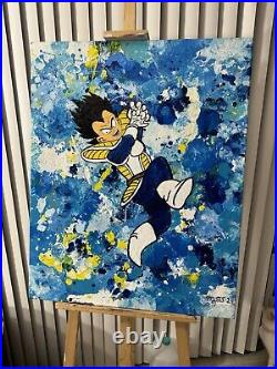 CatDaddyDollars Original Art Dragonball Z Vegeta