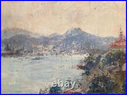 Charles De Meixmoron De Combasle (1839-1912) Signed Oil Painting On Canvas