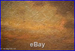 Charles P. Appel Original Oil Painting on Canvas, New Jersey American Landscape