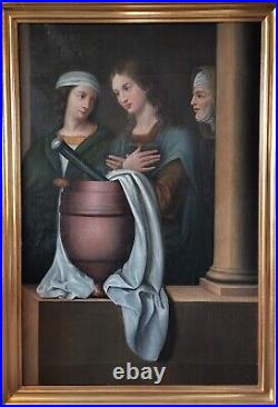Christ Italian Renaissance Old Master 18thC Large Fine Antique Oil Painting