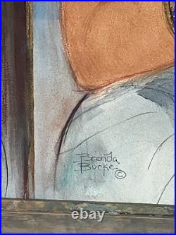 Circe Original Art On Canvas By Internationally Renowned Artist Brenda Burke