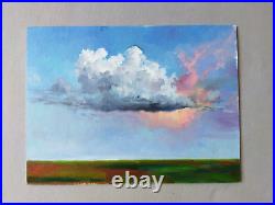 Cloud Landscape Painting Original Fine Art on Canvas