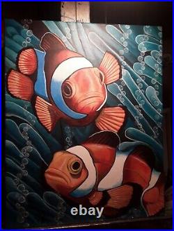 Clownfish #2, Acrylic on Canvas, 16x20