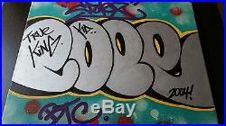 Cope2 Graffiti Art Original Vintage Canvas 20x16 / Banksy Seen Fairey Peeta Ces