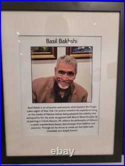 Crow Study #5 Original Expressionism Acrylic Abstract Gallery Paper Painting