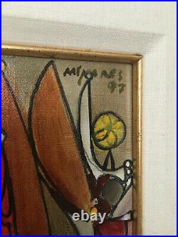 Cuban Artist Jose Maria Mijares Original Oil Painting 1997