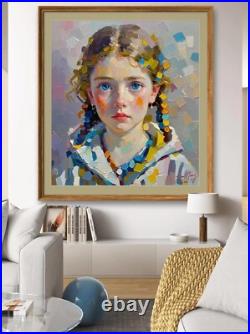Custom Portrait painting from photo, hand painted oil painting on canvas