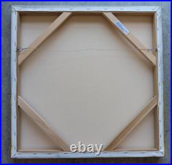 Doni Silver Simons Oil On Canvas Abstract Art Original 24.0 X 24.0 Signed 2006