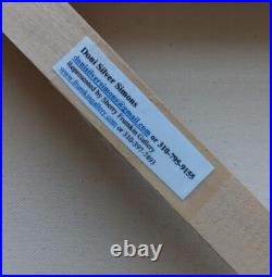 Doni Silver Simons Oil On Canvas Abstract Art Original 24.0 X 24.0 Signed 2006