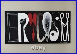 ERACISM Acrylic Painting On Canvas Original Art