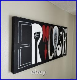 ERACISM Acrylic Painting On Canvas Original Art
