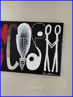 ERACISM Acrylic Painting On Canvas Original Art