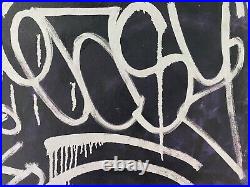 Easy Original Street art Graffiti painting on canvas