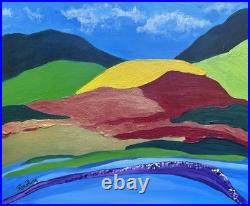 Echoes of Creation' New Painting Original Acrylic Art On Canvas Signed 16x20