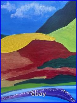 Echoes of Creation' New Painting Original Acrylic Art On Canvas Signed 16x20