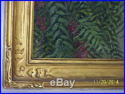 Ellen Frances Burpee FarrOriginal Oil On Canvas Newcomb-Macklin Frame Art Deco