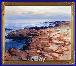 Emile A Gruppe Original Oil Painting On Canvas Gloucester Bass Rocks Signed Art