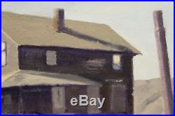 Estate Found Vintage Original Oil Painting On Canvas California Rural House